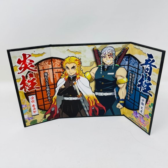 Demon Slayer Kimetsu no Yaiba‎ Collectors Mini Byobu Folding Screen Desktop Art - Picture 2 of 6